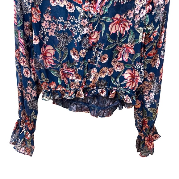 For Love and Lemons Floral Back Closure Blouse (XS) - Picture 8 of 16